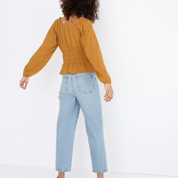 Madewell Sophia Top in Textured Plaid - Picture 4 of 5